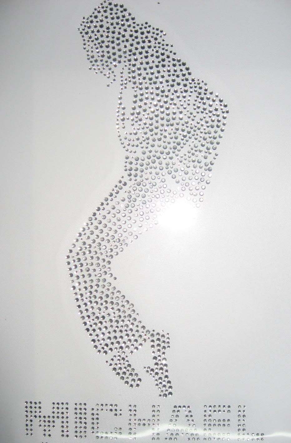 Hot fix motif, Heat transfer, Rhinestone transfer, Custom transfer, Rhinestone motif-MJ