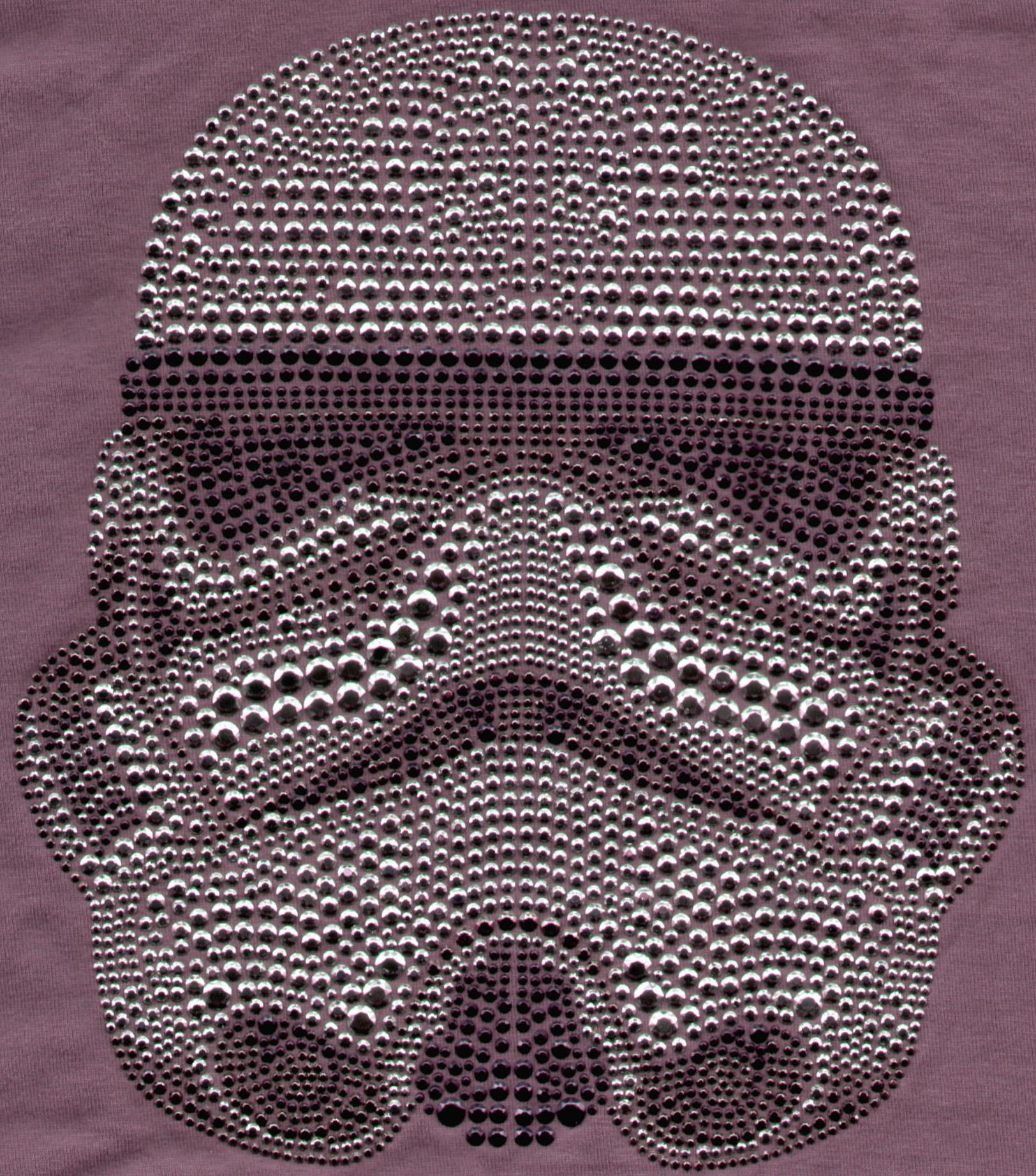 Rhinestone hot fix motif, Rhinestone heat transfer, Rhinestone iron on motif Application