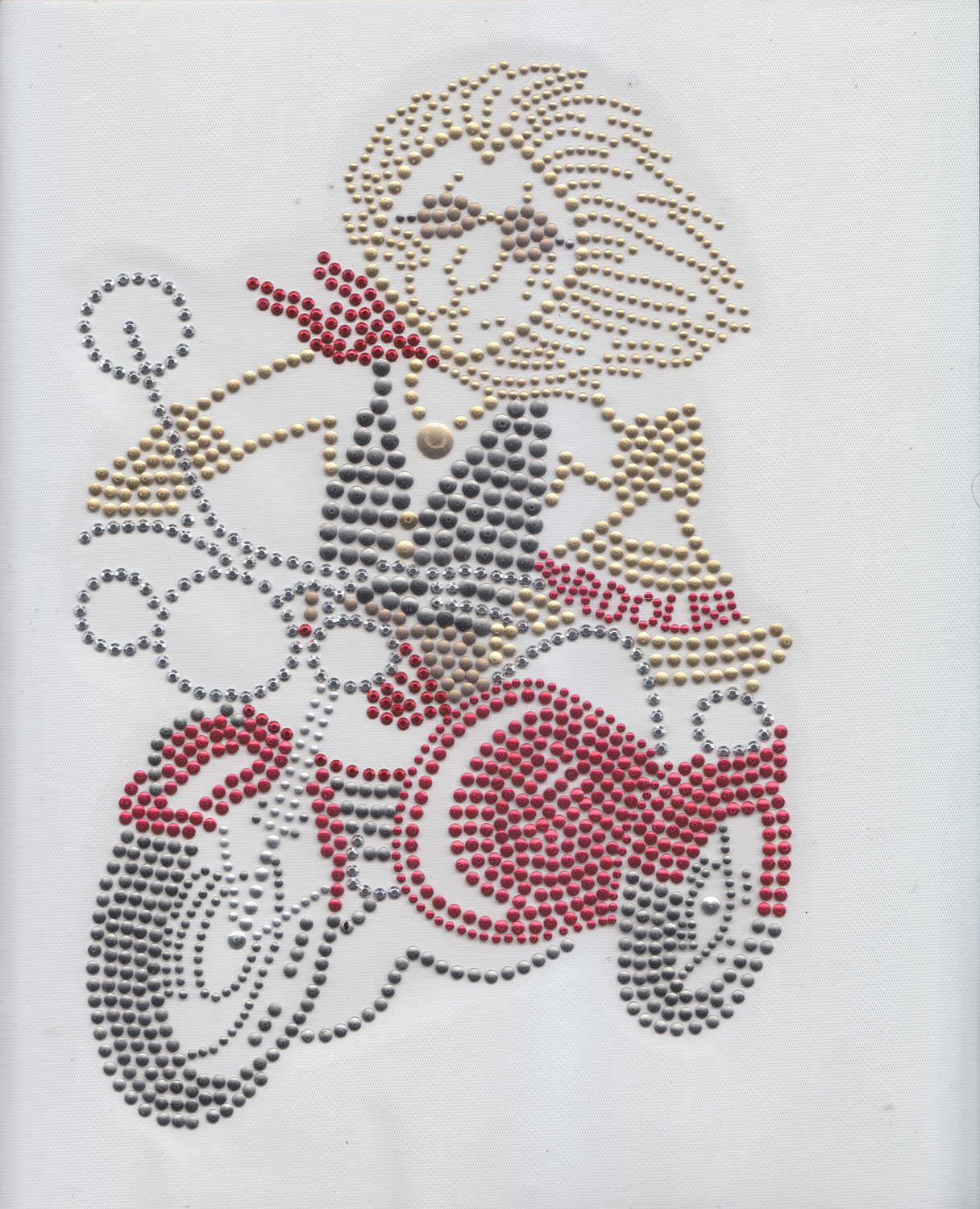 Motif, Hot fix motif, Iron on motif, Rhinestone motif, hot fix rhinestone Transfer