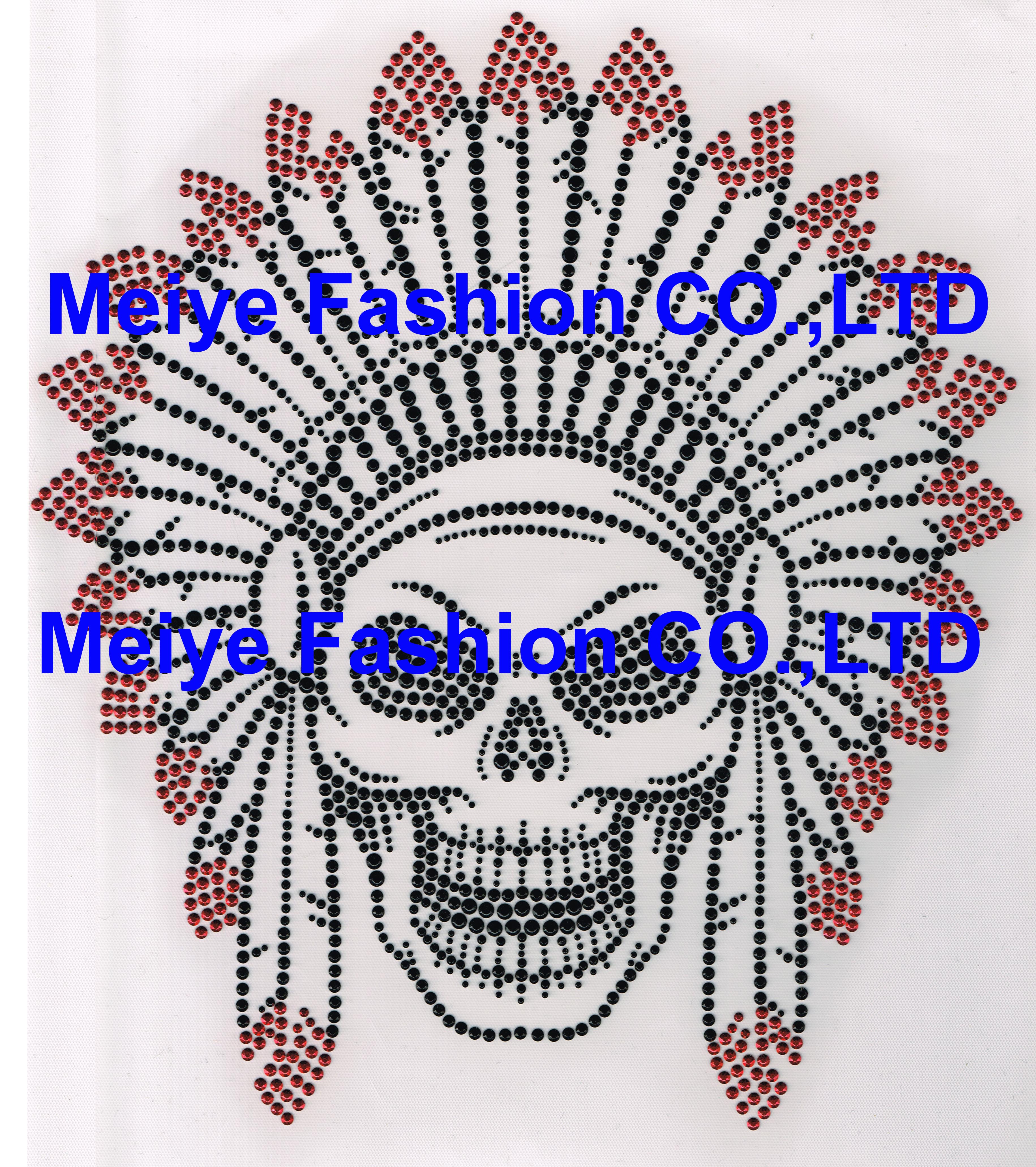 Motif, Heat transfer, Hot fix transfer, Iron on transfer, Hot fix rhinestone motif Application